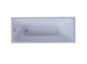 AQUATEK Мия Ванна пристенная прямоугольная без панелей, каркаса и слив-перелива размер 180x80 см, белый - фото 222939