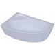 AQUATEK Фиджи Ванна пристенная L асимметричная без панелей, каркаса и слив-перелива размер 170x110 см, белый - фото 223146