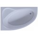 AQUATEK Фиджи Ванна пристенная L асимметричная без панелей, каркаса и слив-перелива размер 170x110 см, белый - фото 223147
