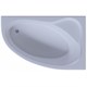 AQUATEK Фиджи Ванна пристенная R асимметричная без панелей, каркаса и слив-перелива размер 170x110 см, белый - фото 223152
