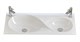 ANDREA Otto Раковина накладная прямоугольная на тумбу ширина 100 см, белый - фото 223529