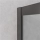 CEZARES Relax 304 Душевой уголок пятиугольный размер 100x100 см двери раздвижные профиль - оружейная сталь / стекло - прозрачное 8 мм - фото 223792
