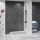 BELBAGNO Душевой поддон прямоугольный акриловый размер 120x100 см, белый - фото 223863