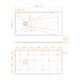 RGW Душевой поддон из стеклопластика прямоугольный RGW TSS-W белый размер 800x1600 см - фото 224753
