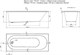 AQUANET Lotos Акриловая ванна Встраиваемая / пристенная прямоугольная с каркасом, размер 170x70 см,белый - фото 224973