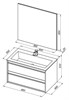 AQUANET Мебель для ванной подвесная Lino 90 Дуб Веллингтон AQUANET-271958