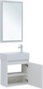 AQUANET Мебель для ванной подвесная Nova Lite 50 белый глянец (с дверецей) - фото 225207