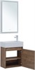 AQUANET Мебель для ванной подвесная Nova Lite 50 дуб рустикальный (с дверецей) - фото 225224