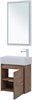 AQUANET Мебель для ванной подвесная Nova Lite 50 дуб рустикальный (с дверецей) - фото 225227