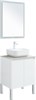 AQUANET Мебель для ванной подвесная / напольная Nova Lite 60 белый глянец (2 дверцы) - фото 225236