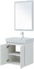 AQUANET Мебель для ванной подвесная / напольная Nova Lite 60 белый глянец (2 дверцы) - фото 225237