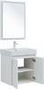 AQUANET Мебель для ванной подвесная / напольная Nova Lite 60 белый глянец (2 дверцы) - фото 225241