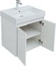 AQUANET Мебель для ванной подвесная / напольная Nova Lite 60 белый глянец (2 дверцы) - фото 225243