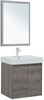 AQUANET Мебель для ванной подвесная / напольная Nova Lite 60 дуб рошелье (2 дверцы) - фото 225246