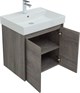 AQUANET Мебель для ванной подвесная / напольная Nova Lite 60 дуб рошелье (2 дверцы) - фото 225252