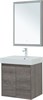 AQUANET Мебель для ванной подвесная / напольная Nova Lite 60 дуб рошелье (2 дверцы) - фото 225259