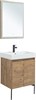 AQUANET Мебель для ванной подвесная / напольная Nova Lite 60 дуб рустикальный (2 дверцы) - фото 225262