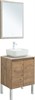 AQUANET Мебель для ванной подвесная / напольная Nova Lite 60 дуб рустикальный (2 дверцы) - фото 225263