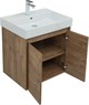 AQUANET Мебель для ванной подвесная / напольная Nova Lite 60 дуб рустикальный (2 дверцы) - фото 225267
