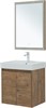 AQUANET Мебель для ванной подвесная / напольная Nova Lite 60 дуб рустикальный (2 дверцы) - фото 225270