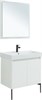 AQUANET Мебель для ванной подвесная / напольная Nova Lite 75 белый глянец (2 дверцы) - фото 225277