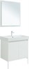 AQUANET Мебель для ванной подвесная / напольная Nova Lite 75 белый глянец (2 дверцы) - фото 225278