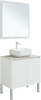 AQUANET Мебель для ванной подвесная / напольная Nova Lite 75 белый глянец (2 дверцы) - фото 225280