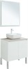 AQUANET Мебель для ванной подвесная / напольная Nova Lite 75 белый глянец (2 дверцы) - фото 225282
