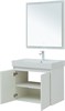 AQUANET Мебель для ванной подвесная / напольная Nova Lite 75 белый глянец (2 дверцы) - фото 225283