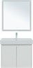 AQUANET Мебель для ванной подвесная / напольная Nova Lite 75 белый глянец (2 дверцы) - фото 225286