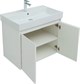 AQUANET Мебель для ванной подвесная / напольная Nova Lite 75 белый глянец (2 дверцы) - фото 225289