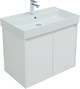 AQUANET Мебель для ванной подвесная / напольная Nova Lite 75 белый глянец (2 дверцы) - фото 225290