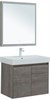 AQUANET Мебель для ванной подвесная / напольная Nova Lite 75 дуб рошелье (2 дверцы) - фото 225291