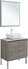 AQUANET Мебель для ванной подвесная / напольная Nova Lite 75 дуб рошелье (2 дверцы) - фото 225297