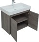 AQUANET Мебель для ванной подвесная / напольная Nova Lite 75 дуб рошелье (2 дверцы) - фото 225298