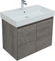 AQUANET Мебель для ванной подвесная / напольная Nova Lite 75 дуб рошелье (2 дверцы) - фото 225299