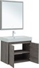 AQUANET Мебель для ванной подвесная / напольная Nova Lite 75 дуб рошелье (2 дверцы) - фото 225304