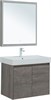AQUANET Мебель для ванной подвесная / напольная Nova Lite 75 дуб рошелье (2 дверцы) - фото 225305