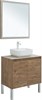 AQUANET Мебель для ванной подвесная / напольная Nova Lite 75 дуб рустикальный (2 дверцы) - фото 225309