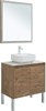 AQUANET Мебель для ванной подвесная / напольная Nova Lite 75 дуб рустикальный (2 дверцы) - фото 225310