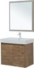 AQUANET Мебель для ванной подвесная / напольная Nova Lite 75 дуб рустикальный (2 дверцы) - фото 225314