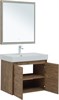 AQUANET Мебель для ванной подвесная / напольная Nova Lite 75 дуб рустикальный (2 дверцы) - фото 225317
