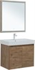 AQUANET Мебель для ванной подвесная / напольная Nova Lite 75 дуб рустикальный (2 дверцы) - фото 225318