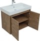 AQUANET Мебель для ванной подвесная / напольная Nova Lite 75 дуб рустикальный (2 дверцы) - фото 225319