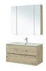 AQUANET Мебель для ванной подвесная Алвита New 100 2 ящика, дуб веллингтон белый - фото 225511