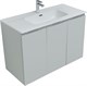 AQUANET Мебель для ванной подвесная Алвита New 100 3 дверцы, серый - фото 225565
