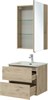 AQUANET Мебель для ванной подвесная Алвита New 60 2 ящика, дуб веллингтон белый - фото 225695