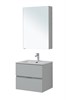 AQUANET Мебель для ванной подвесная Алвита New 60 2 ящика, серый - фото 225703