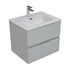 AQUANET Мебель для ванной подвесная Алвита New 60 2 ящика, серый - фото 225708