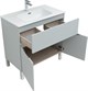 AQUANET Мебель для ванной напольная напольнаяАлвита New 80 1 ящик, 2 дверцы, серый - фото 225760